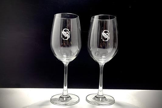 Best2U-Engraved Personalized Stemless Wine Glass Name, Costom Logo, and Monogram