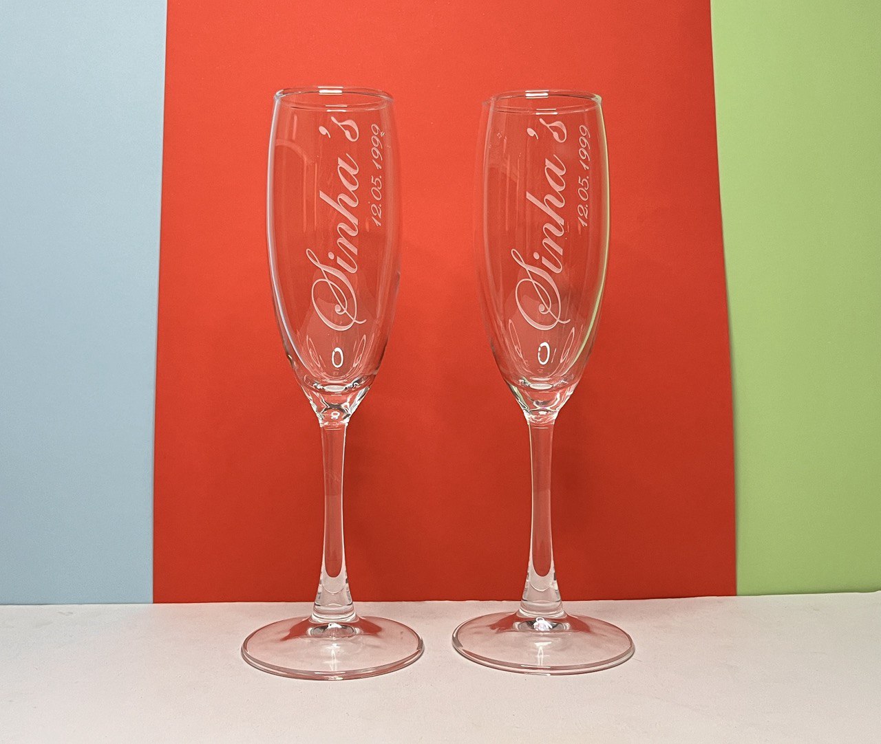 Best2U-Personalized Champion Glasses: The Perfect Victory Gift ( set of 2)