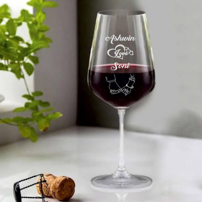 Best2U-Personalized Wine Glass (Set of 2)