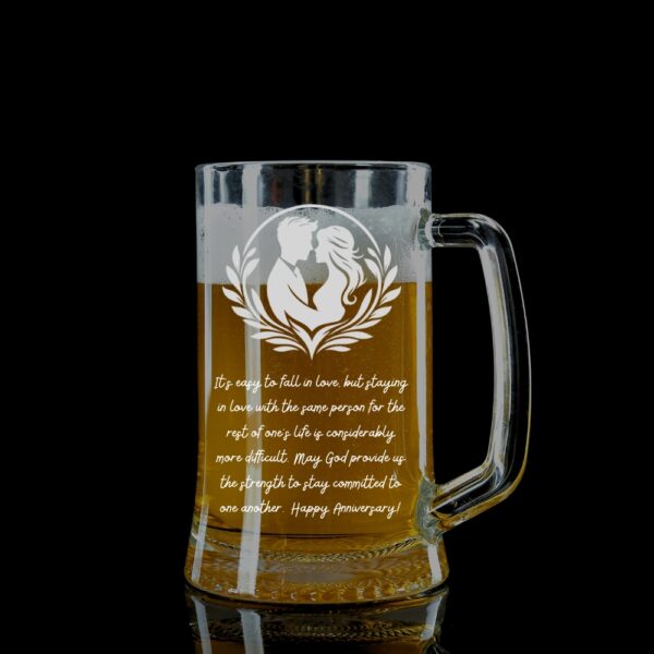 Beer Mug, Glass Mug, Custom Bar Ware, Personalized, Home Bar, Engraved Gift, Best Man, Groomsman, Wedding Favor, Man Cave, Dad, Beer Glass