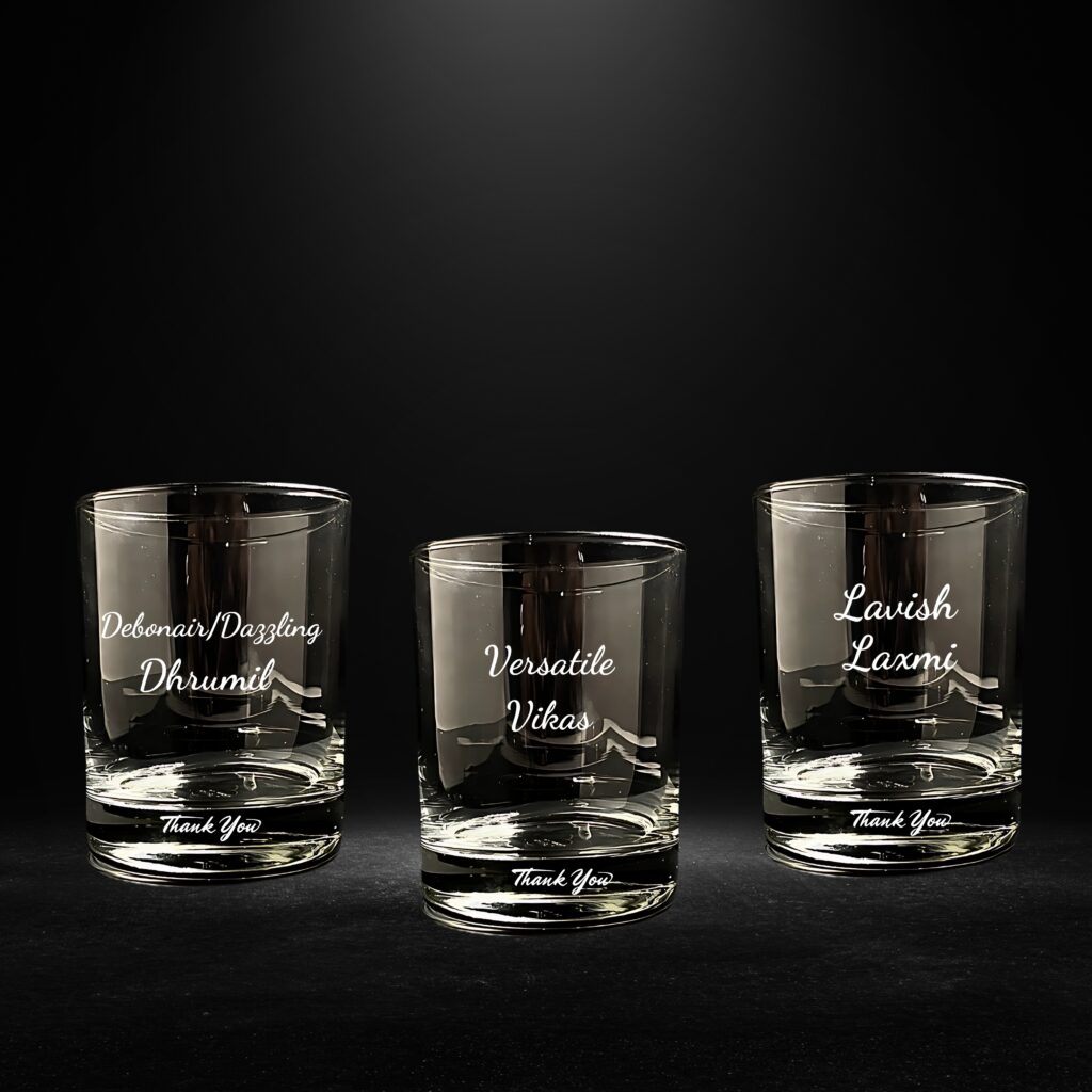 personalized customized engraved your whiskey glass