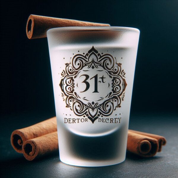 Personalized Deep Engraved 31st December party tequila shot glasses - Custom Party Glasses deep engraving your 31st December party tequila shot glass name, logo, monogram engraving