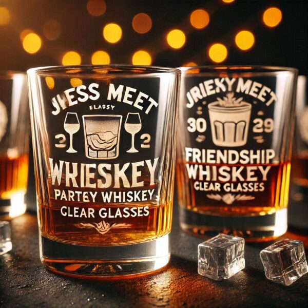 Celebrate in Style with Custom Deep Engraved Class Meet Party whiskey Glasses deep engraving your name, logo, photo, monogram, love symbol your whiskey glass deep engraving