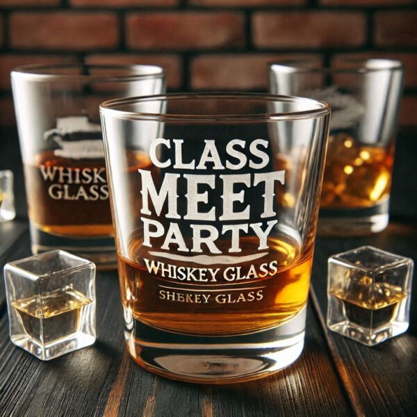 Celebrate in Style with Custom Deep Engraved Class Meet Party whiskey Glasses deep engraving your name, logo, photo, monogram, love symbol your whiskey glass deep engraving