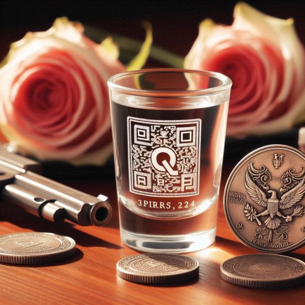 Personalized Deep Engraved Tequila Shot Glasses Sets with QR Code Engraving