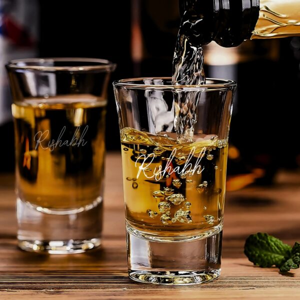 Personalized Deep Engraved Signature Tequila Shot Glass – Your Signature, Your Style