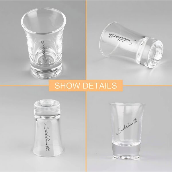 Personalized Deep Engraved Signature Tequila Shot Glass – Your Signature, Your Style