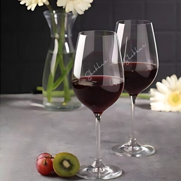 Personalized Deep Engraved Signature Wine Glass – Your Signature, Your Style