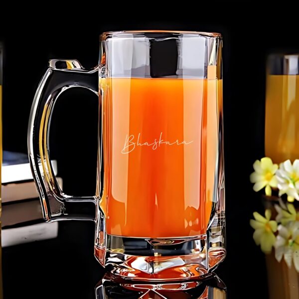 Personalized Deep Engraved Signature Beer Mug – Your Signature, Your Style