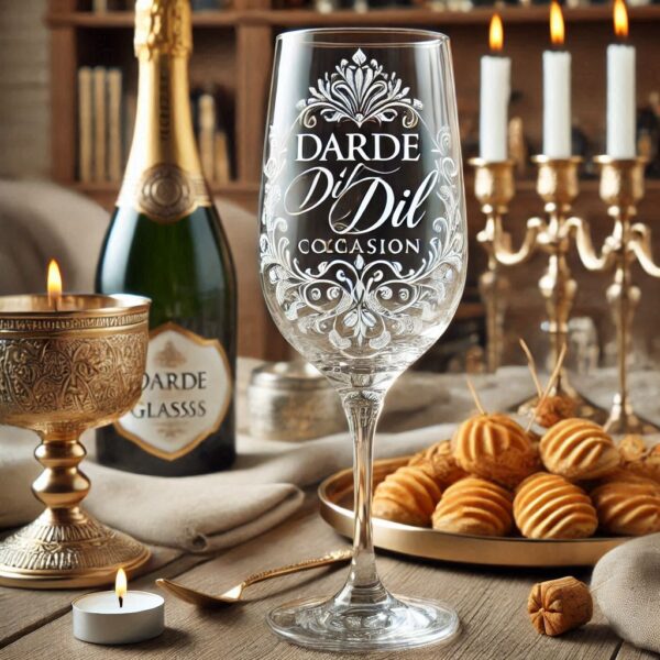 Personalized Champagne Glass – A Touch of Elegance for a "Devdas" Story Gift