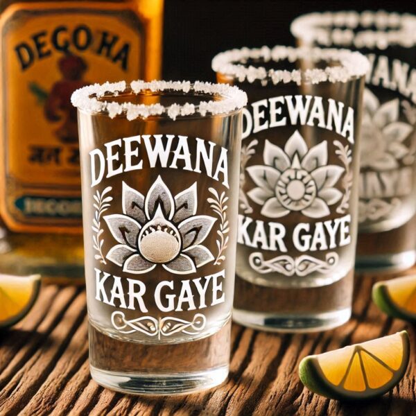 Personalized Tequila Shot Glass – A "Devdas" Story Gift with a Twist