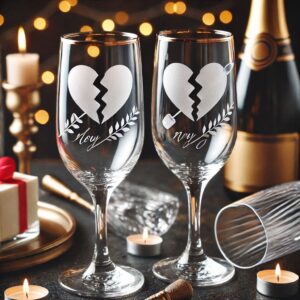 Personalized Champagne Glass – A Touch of Elegance for a "Devdas" Story Gift