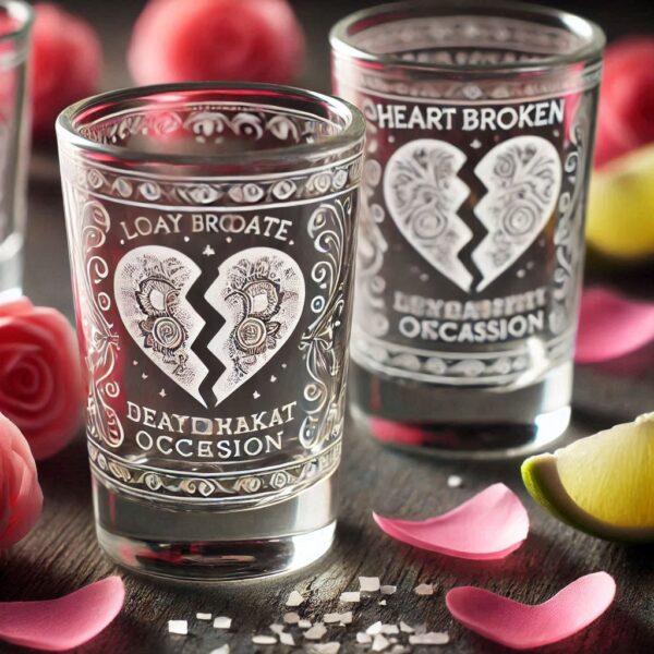 Personalized Tequila Shot Glass – A "Devdas" Story Gift with a Twist