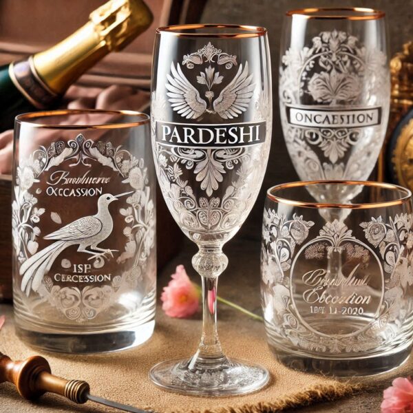 Personalized Champagne Glass – A Touch of Elegance for a "Devdas" Story Gift