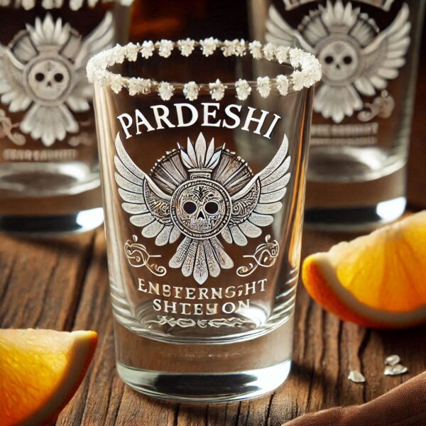 Personalized Tequila Shot Glass – A "Devdas" Story Gift with a Twist