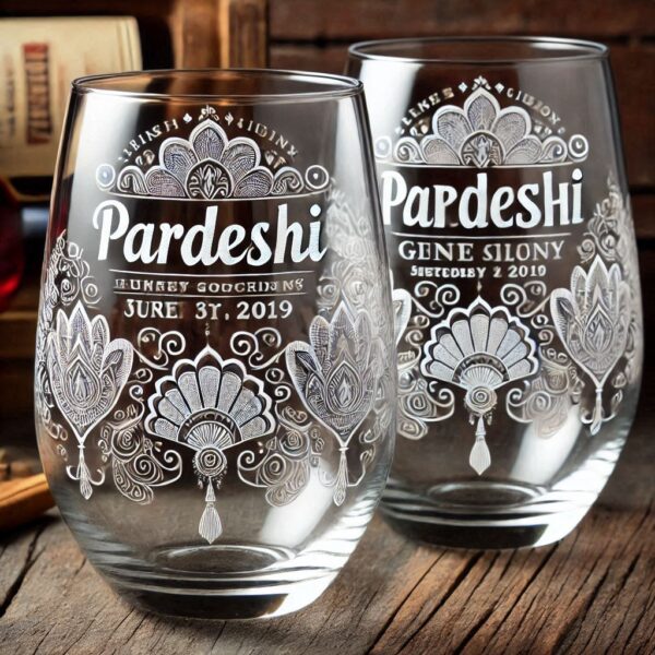 Personalized Wine Glass – A Thoughtful "Devdas" Story Gift