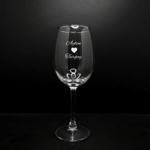 Make every sip special with our personalized deep engraved wine glass, a perfect gift for any occasion. Crafted with elegance and precision, this high-quality wine glass can be deeply engraved with your name, logo, photo, monogram, or symbol, creating a timeless keepsake. 🎁 Perfect Gift for Every Occasion Ideal for weddings, anniversaries, birthdays, and special celebrations, this custom-engraved wine glass adds a personal touch to every toast. Whether it's a romantic couple’s gift, a corporate logo engraving, or a thoughtful birthday surprise, this elegant glass will leave a lasting impression. 🔹 Premium Deep Engraving – The design is permanently etched into the glass, ensuring it won’t fade or wear off. 🔹 Customizable Options – Add names, initials, photos, monograms, company logos, or meaningful symbols to create a one-of-a-kind piece. 🔹 Perfect for Wine Lovers – Whether it’s red wine, white wine, or rosé, this glass is a must-have for any wine enthusiast. 🔹 Luxury Gift for Special Moments – Great for bridesmaids, groomsmen, couples, parents, and friends, making it a cherished memento. 🎨 How to Personalize: