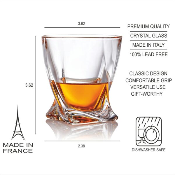Personalized Whiskey Glass with Custom Engraving, Mother's Day Gift, Crystal Tumbler