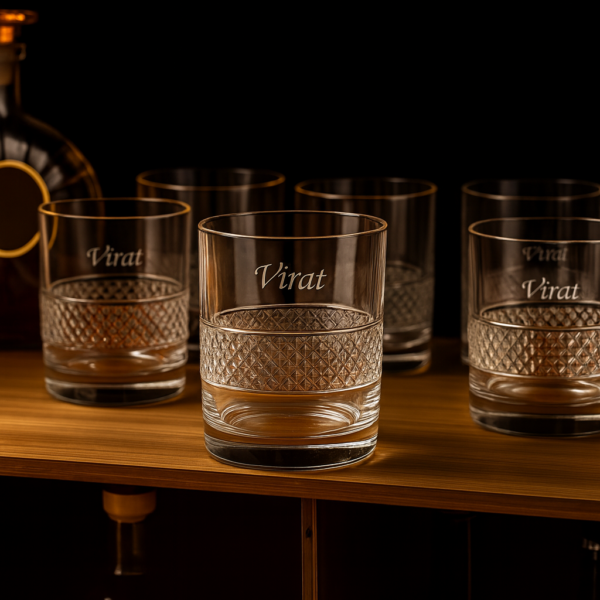 Best2U Personalized Engraved Crystal Whiskey Glass – Elegant 300ml Old Fashioned Tumbler for Bourbon, Scotch & Cocktails 1 pcs - Image 7
